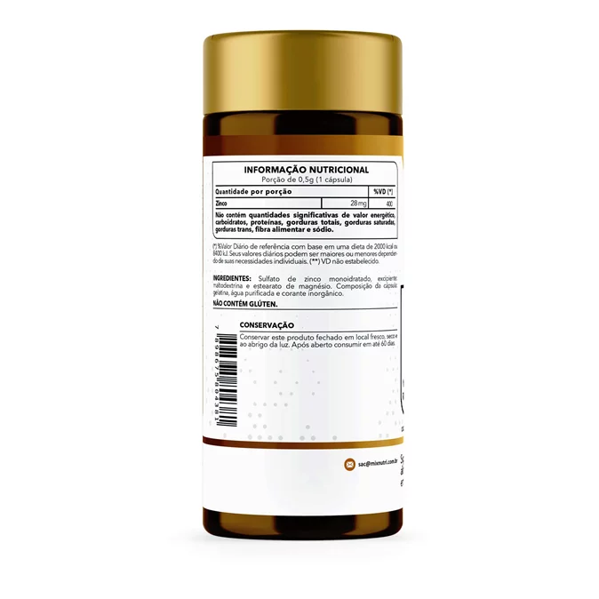 Zinc 60 capsulas 28mg 2