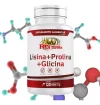 lisina + prolina + glicina 120 capsulas 500mg 3