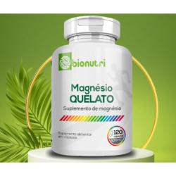 Magnesio Quelato 120 Cápsulas BIO