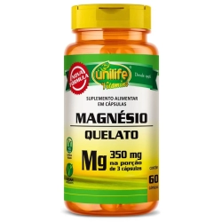 Magnesio Quelato 60 Cápsulas 350mg UL